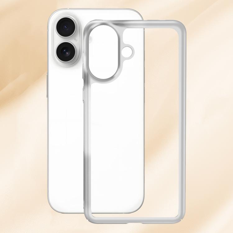 Custodia per telefono in PC sottile satinato con telaio antiurto per la dissipazione del calore., For iPhone 17 Pro Max, For iPhone 17 Pro, For iPhone Air, For iPhone 16 Pro Max, For iPhone 16 Pro, For iPhone 16 Plus