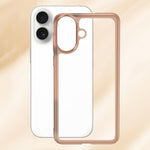 Custodia per telefono in PC sottile satinato con telaio antiurto per la dissipazione del calore., For iPhone 17 Pro Max, For iPhone 17 Pro, For iPhone Air, For iPhone 16 Pro Max, For iPhone 16 Pro, For iPhone 16 Plus