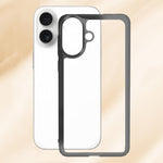 Custodia per telefono in PC sottile satinato con telaio antiurto per la dissipazione del calore., For iPhone 17 Pro Max, For iPhone 17 Pro, For iPhone Air, For iPhone 16 Pro Max, For iPhone 16 Pro, For iPhone 16 Plus