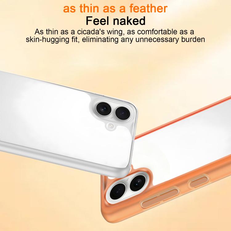 Custodia per telefono in PC sottile satinato con telaio antiurto per la dissipazione del calore., For iPhone 16, For iPhone 15 Pro Max, For iPhone 15 Pro, For iPhone 14 Pro, For iPhone 14 Pro Max, For iPhone 13 Pro Max