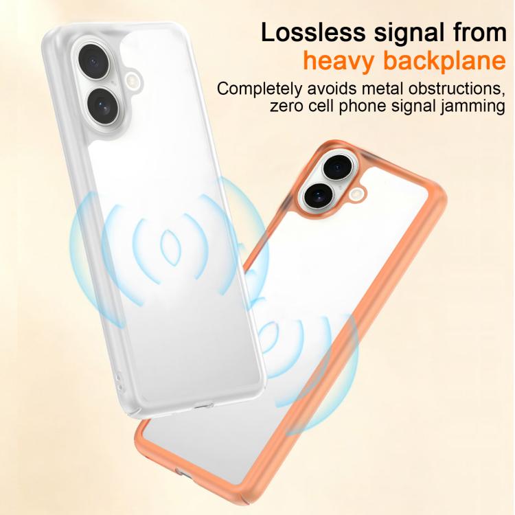 Custodia per telefono in PC sottile satinato con telaio antiurto per la dissipazione del calore., For iPhone 16, For iPhone 15 Pro Max, For iPhone 15 Pro, For iPhone 14 Pro, For iPhone 14 Pro Max, For iPhone 13 Pro Max