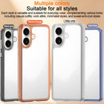 Custodia per telefono in PC sottile satinato con telaio antiurto per la dissipazione del calore., For iPhone 16, For iPhone 15 Pro Max, For iPhone 15 Pro, For iPhone 14 Pro, For iPhone 14 Pro Max, For iPhone 13 Pro Max