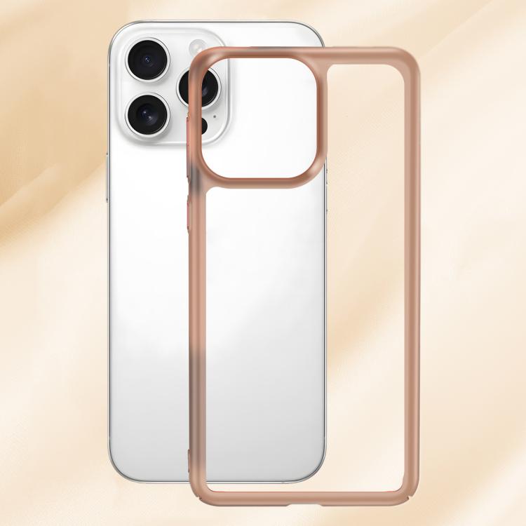 Custodia per telefono in PC sottile satinato con telaio antiurto per la dissipazione del calore., For iPhone 16, For iPhone 15 Pro Max, For iPhone 15 Pro, For iPhone 14 Pro, For iPhone 14 Pro Max, For iPhone 13 Pro Max