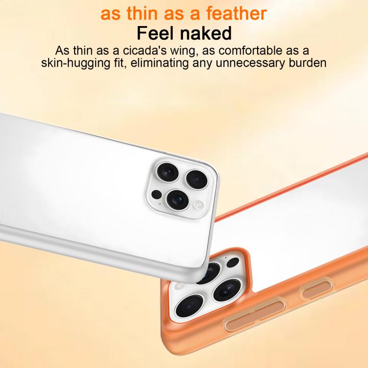 Custodia per telefono in PC sottile satinato con telaio antiurto per la dissipazione del calore., For iPhone 13 Pro