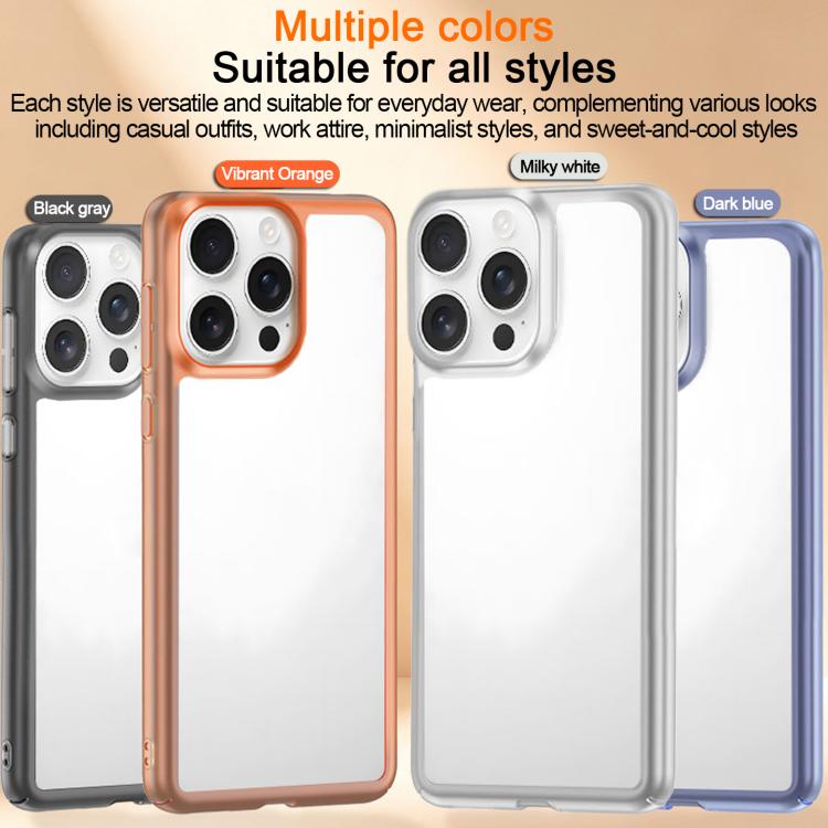 Custodia per telefono in PC sottile satinato con telaio antiurto per la dissipazione del calore., For iPhone 13 Pro