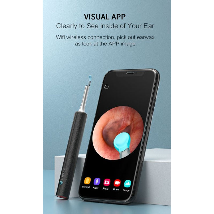 Bebird C3 Pro 2.4G 3.5mm Wireless Wifi Cucchiaio per orecchio visivo ad alta definizione 3 milioni di pixel Out Ear Cucchiaio per orecchio visivo, C3 Pro (Black), C3 Pro (White), C3 Pro (Pink), C3 Pro (Green)