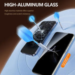 Pellicola protettiva in vetro temperato HD per telefono con sfondo trasparente, versione a schermo intero LeReach CF Series HD Privacy Phone., For Galaxy A57 5G, For Galaxy A37 5G, For Galaxy A56 5G, For Galaxy A36 5G, For Galaxy A55 5G, For Galaxy A35 5G
