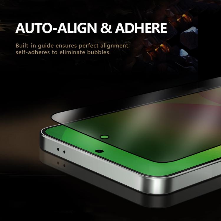 Pellicola protettiva in vetro temperato HD per telefono con sfondo trasparente, versione a schermo intero LeReach CF Series HD Privacy Phone., For Galaxy A57 5G, For Galaxy A37 5G, For Galaxy A56 5G, For Galaxy A36 5G, For Galaxy A55 5G, For Galaxy A35 5G