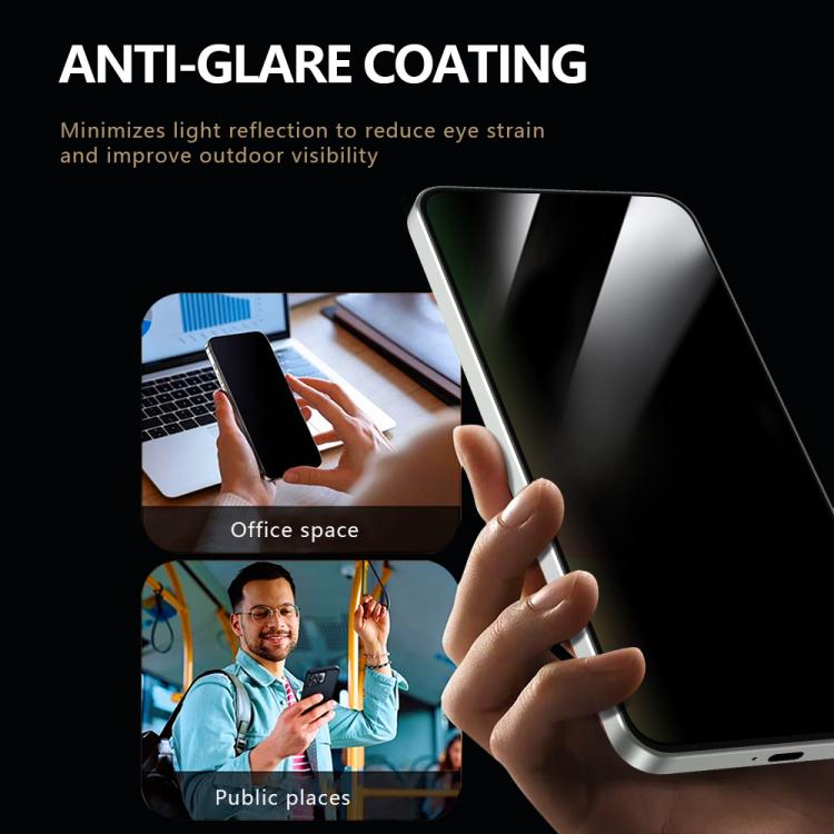 Pellicola protettiva in vetro temperato HD per telefono con sfondo trasparente, versione a schermo intero LeReach CF Series HD Privacy Phone., For Galaxy A57 5G, For Galaxy A37 5G, For Galaxy A56 5G, For Galaxy A36 5G, For Galaxy A55 5G, For Galaxy A35 5G