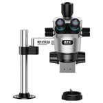 Testa per microscopio stereoscopico RF4 RF-CX71P-FO24 6.5X-65X Premium con doppio oculare anti-trinoculare e supporto FO24, RF-CX71P-FO24