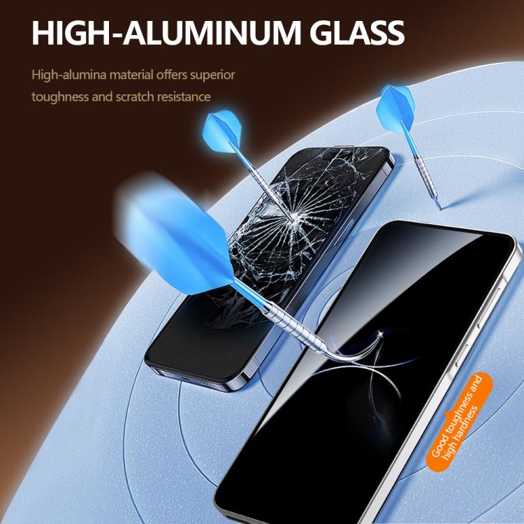 Pellicola protettiva in vetro temperato HD per telefono con sfondo trasparente, versione a schermo intero LeReach CF Series HD Privacy Phone., For Galaxy S26 Ultra 5G, For Galaxy S25 FE 5G, For Galaxy S25 Ultra 5G, For Galaxy S24 FE 5G