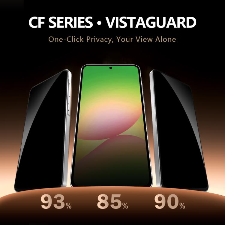 Set di 2 pellicole protettive in vetro temperato HD per la privacy, serie LeReach CF, a schermo intero., For Galaxy S26 Ultra 5G, For Galaxy S25 FE 5G, For Galaxy S25 Ultra 5G, For Galaxy S24 FE 5G