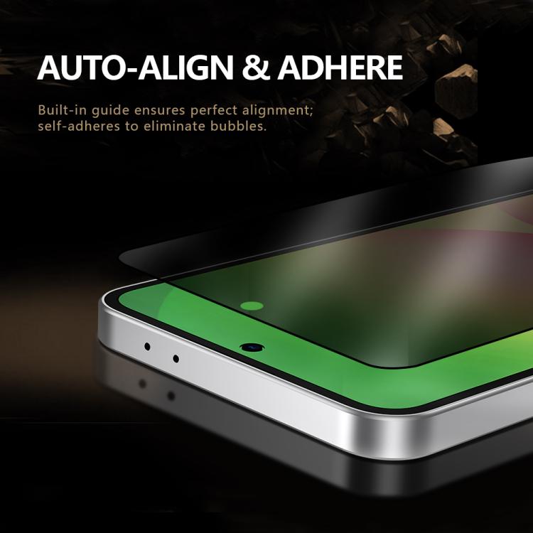 Set di 2 pellicole protettive in vetro temperato HD per la privacy, serie LeReach CF, a schermo intero., For Galaxy S26 Ultra 5G, For Galaxy S25 FE 5G, For Galaxy S25 Ultra 5G, For Galaxy S24 FE 5G