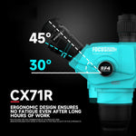 RF4 RF-CX71R 6.5-65X Ergonomic Design Trinocular Stereo Microscope with Big Aluminum Alloy Base, RF-CX71R