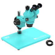 Microscopio stereoscopico trinoculare RF4 RF-6558X con zoom sincrono 6,5-58X e base grande in lega di alluminio., RF-6558X