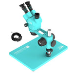 Microscopio stereoscopico trinoculare RF4 RF-6558X con zoom sincrono 6,5-58X e base grande in lega di alluminio., RF-6558X