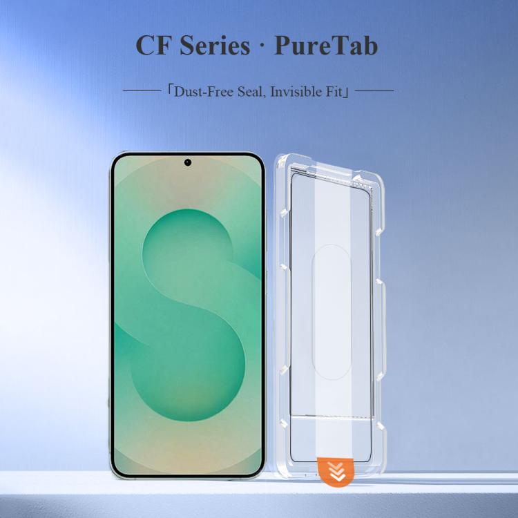 Pellicola protettiva in vetro temperato LeReach CF Series PureTab Version HD per telefoni cellulari., For Galaxy S26+ 5G, For Galaxy S26 Ultra 5G, For Galaxy S26 5G, For Galaxy S25 FE 5G, For Galaxy S25 Ultra 5G, For Galaxy S24 FE 5G