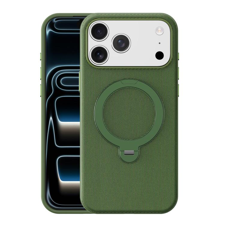 Custodia magnetica per telefono Tech Fabric con supporto girevole a 360° e pulsante fotocamera AI., For iPhone 17 Pro Max, For iPhone 17 Pro, For iPhone 17, For iPhone Air