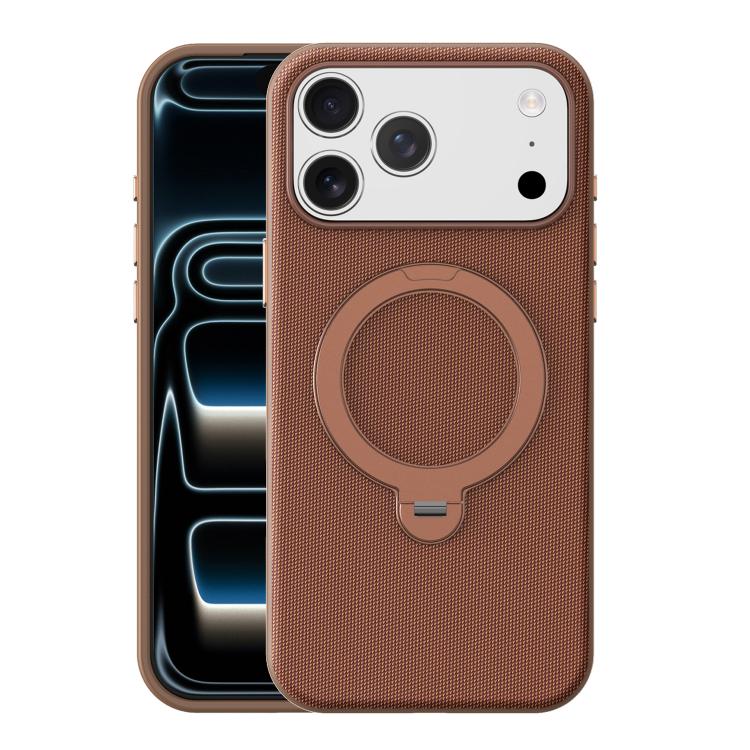 Custodia magnetica per telefono Tech Fabric con supporto girevole a 360° e pulsante fotocamera AI., For iPhone 17 Pro Max, For iPhone 17 Pro, For iPhone 17, For iPhone Air