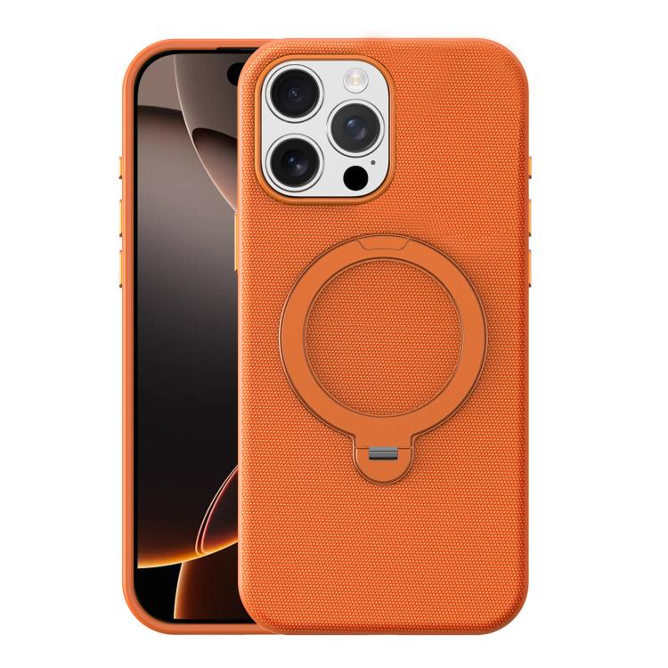Custodia magnetica per telefono Tech Fabric con supporto girevole a 360° e pulsante fotocamera AI., For iPhone 16 Pro Max, For iPhone 16 Pro, For iPhone 16