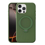 Custodia magnetica per telefono Tech Fabric con supporto girevole a 360° e pulsante fotocamera AI., For iPhone 16 Pro Max, For iPhone 16 Pro, For iPhone 16