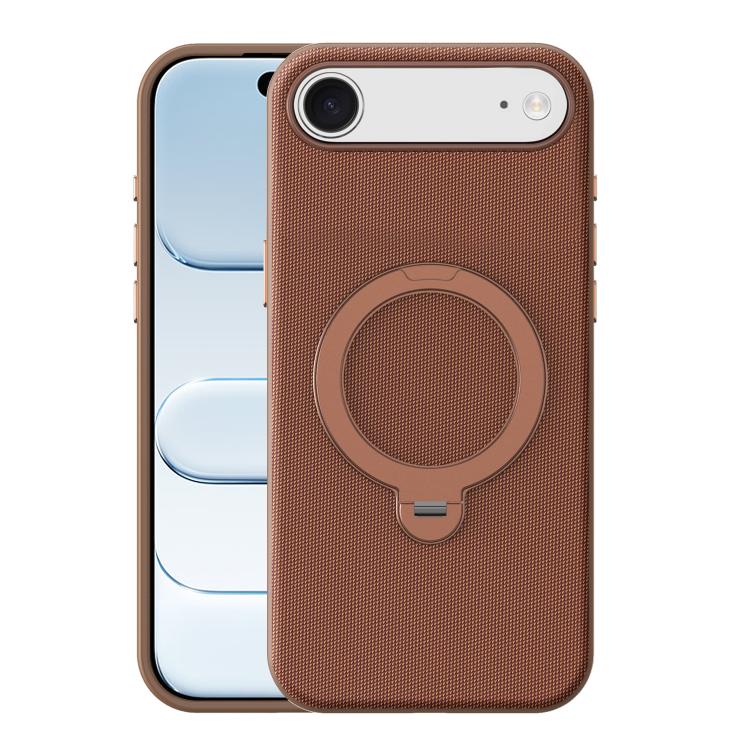 Custodia magnetica per telefono Tech Fabric con supporto girevole a 360° e pulsante fotocamera AI., For iPhone 17 Pro Max, For iPhone 17 Pro, For iPhone 17, For iPhone Air