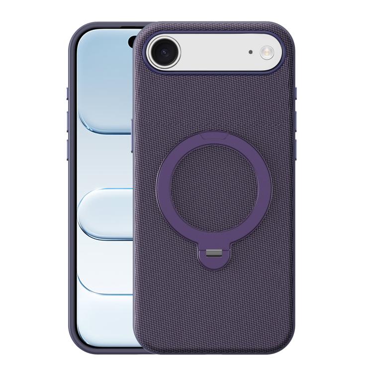 Custodia magnetica per telefono Tech Fabric con supporto girevole a 360° e pulsante fotocamera AI., For iPhone 17 Pro Max, For iPhone 17 Pro, For iPhone 17, For iPhone Air