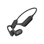 Auricolari sportivi Bluetooth impermeabili Langsdom AirWare BE10 ad aria, aperti, conduttivi e con memoria da 32 GB.