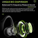 Auricolari sportivi Bluetooth impermeabili Langsdom AirWare BE10 ad aria, aperti, conduttivi e con memoria da 32 GB.