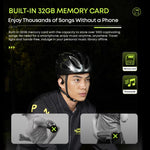 Auricolari sportivi Bluetooth impermeabili Langsdom AirWare BE10 ad aria, aperti, conduttivi e con memoria da 32 GB.