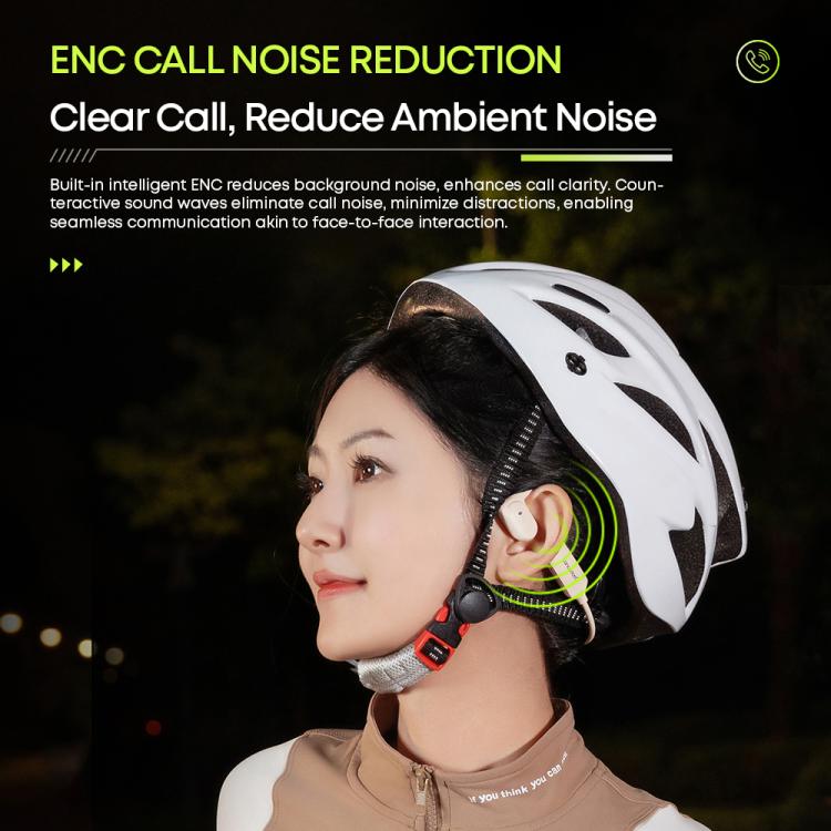 Auricolari sportivi Bluetooth impermeabili Langsdom AirWare BE10 ad aria, aperti, conduttivi e con memoria da 32 GB.
