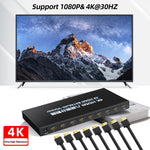 NK-M618 4K HDMI 8x1 8-way Screen Splitter Switch, NK-M618