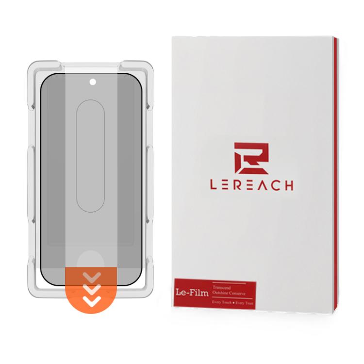 Pellicola protettiva in vetro temperato HD per la privacy, versione a schermo intero della serie LeReach CF., For iPhone 17 Pro Max