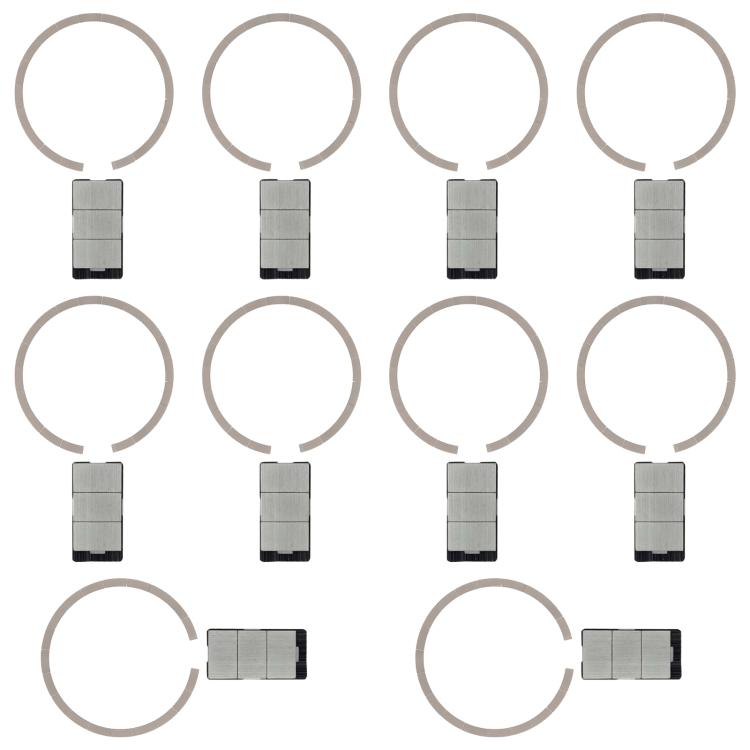 Set di 10 magneti per la ricarica wireless, For iPhone 17 Pro Max, For iPhone 17 Pro, For iPhone 17, For iPhone Air