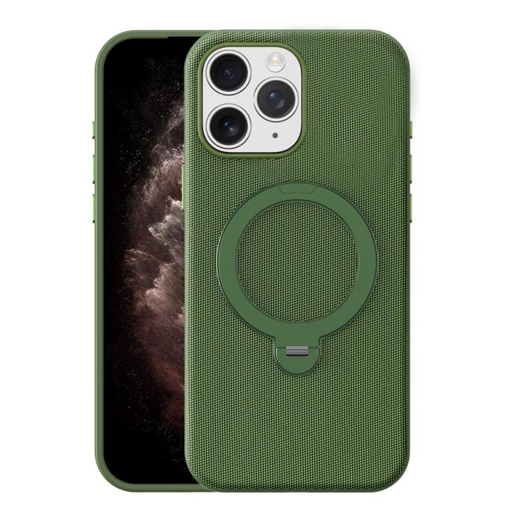 Custodia magnetica per telefono Tech Fabric con supporto girevole a 360°., For iPhone 11 Pro Max, For iPhone 11