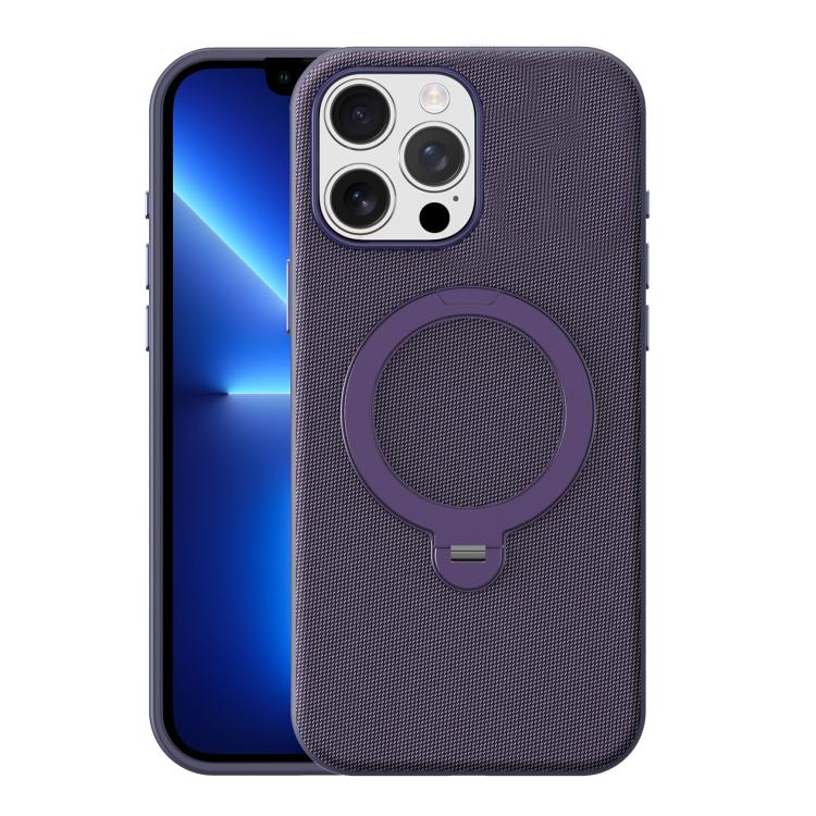 Custodia magnetica per telefono Tech Fabric con supporto girevole a 360°., For iPhone 14 Pro, For iPhone 14 Pro Max, For iPhone 13 Pro Max, For iPhone 13 Pro