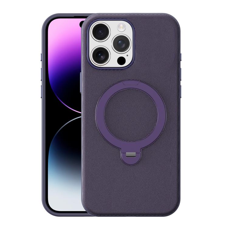 Custodia magnetica per telefono Tech Fabric con supporto girevole a 360°., For iPhone 14 Pro, For iPhone 14 Pro Max, For iPhone 13 Pro Max, For iPhone 13 Pro