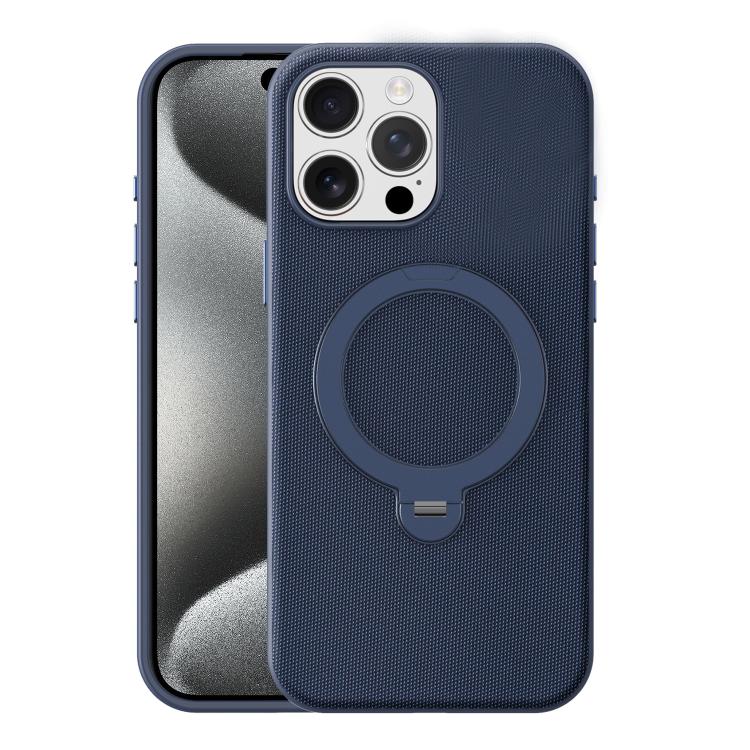 Custodia magnetica per telefono Tech Fabric con supporto girevole a 360°., For iPhone 15 Pro Max, For iPhone 15 Pro, For iPhone 15, For iPhone 14