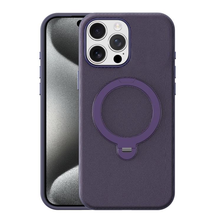 Custodia magnetica per telefono Tech Fabric con supporto girevole a 360°., For iPhone 15 Pro Max, For iPhone 15 Pro, For iPhone 15, For iPhone 14