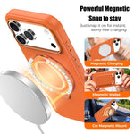 Custodia magnetica per telefono Tech Fabric con supporto girevole a 360°., For iPhone 14 Pro, For iPhone 14 Pro Max, For iPhone 13 Pro Max, For iPhone 13 Pro