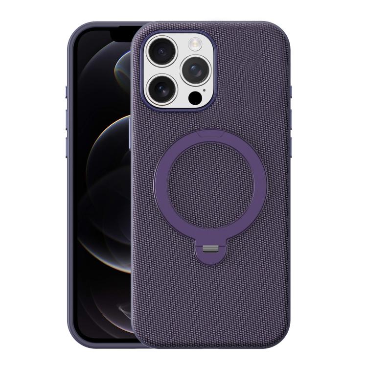 Custodia magnetica per telefono Tech Fabric con supporto girevole a 360°., For iPhone 13, For iPhone 12, For iPhone 12 Pro Max, For iPhone 12 Pro