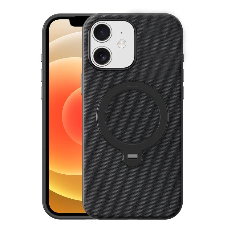 Custodia magnetica per telefono Tech Fabric con supporto girevole a 360°., For iPhone 13, For iPhone 12, For iPhone 12 Pro Max, For iPhone 12 Pro