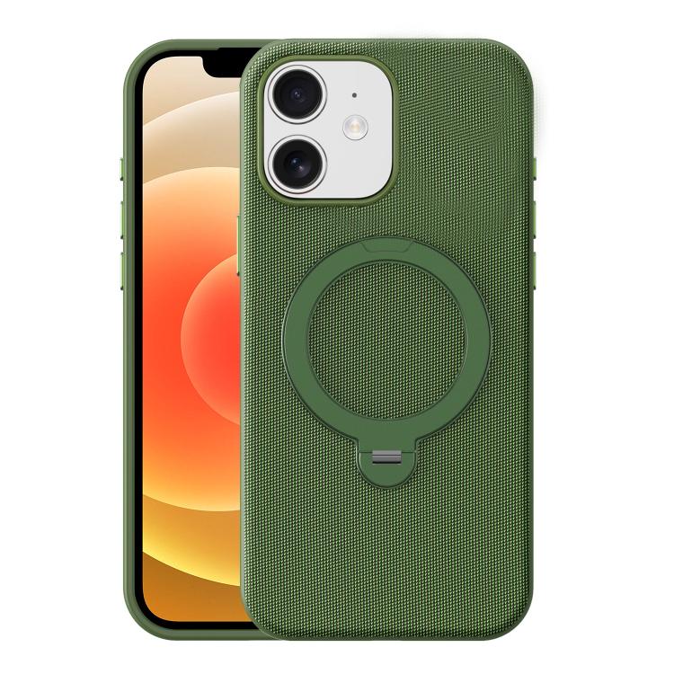 Custodia magnetica per telefono Tech Fabric con supporto girevole a 360°., For iPhone 13, For iPhone 12, For iPhone 12 Pro Max, For iPhone 12 Pro
