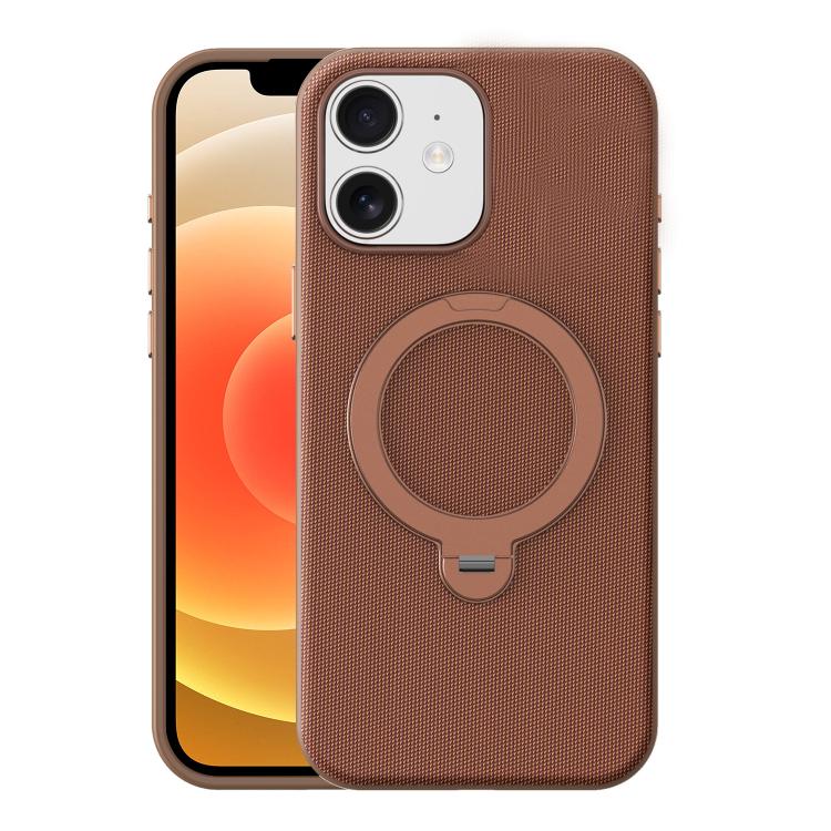 Custodia magnetica per telefono Tech Fabric con supporto girevole a 360°., For iPhone 13, For iPhone 12, For iPhone 12 Pro Max, For iPhone 12 Pro