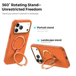 Custodia magnetica per telefono Tech Fabric con supporto girevole a 360°., For iPhone 13, For iPhone 12, For iPhone 12 Pro Max, For iPhone 12 Pro