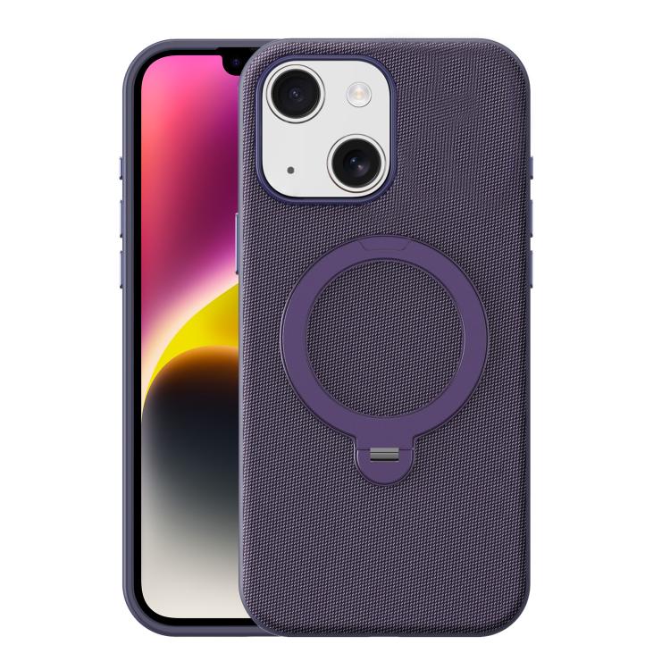 Custodia magnetica per telefono Tech Fabric con supporto girevole a 360°., For iPhone 15 Pro Max, For iPhone 15 Pro, For iPhone 15, For iPhone 14