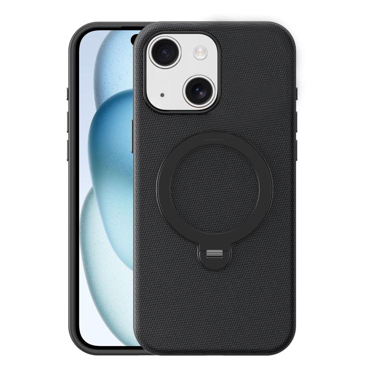 Custodia magnetica per telefono Tech Fabric con supporto girevole a 360°., For iPhone 15 Pro Max, For iPhone 15 Pro, For iPhone 15, For iPhone 14