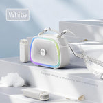 Altoparlante wireless portatile per karaoke C22 con microfono e tracolla