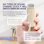 Altoparlante wireless portatile per karaoke C22 con microfono e tracolla