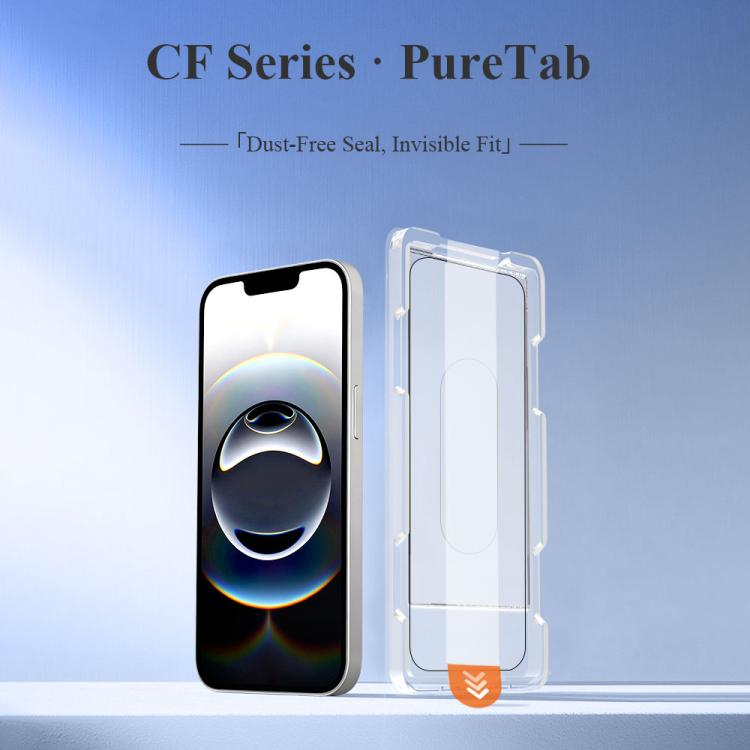 Pellicola protettiva in vetro temperato LeReach CF Series PureTab Version HD per telefoni cellulari., For iPhone 17e / 16e / 13 / 13 Pro / 14, For iPhone 17 Pro Max, For iPhone 16 Pro Max
